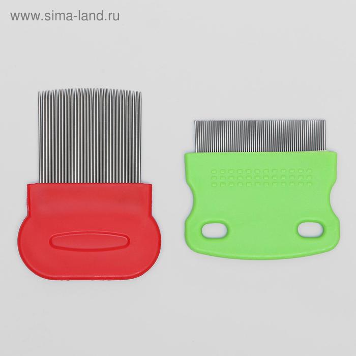 Набор из 2 расчесок-гребешков, с короткими и длинными зубьями МИКС
Набор из 2 расчесок-гребешков, с короткими и длинными зубьями МИКС