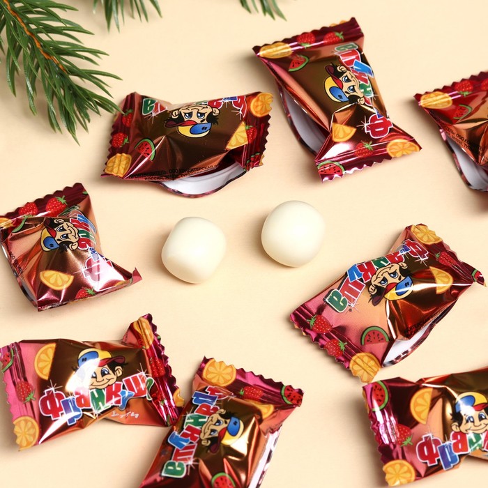 фото Жевательная резинка «с новым дубаком» с начинкой, 60 г. фабрика счастья