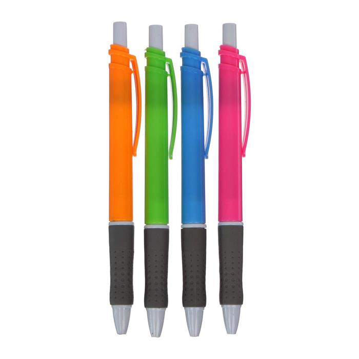 Ручка шариковая, автоматическая, 0.5 мм, с резиновым держателем, "Тропик", стержень синий, МИКС
Ручка шариковая, автоматическая, 0.5 мм, с резиновым держателем, "Тропик", стержень синий, МИКС