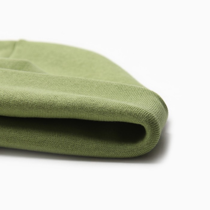 фото Шапка детская, цвет фисташковый, размер 52-54 мегашапка