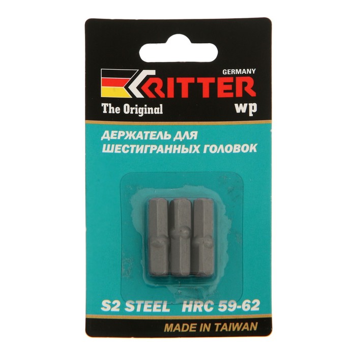 Держатель для торцевых головок Ritter WP PS20193251, с 1/4 на 1/4", 25 мм, S2, 3 шт.
Держатель для торцевых головок Ritter WP PS20193251, с 1/4 на 1/4", 25 мм, S2, 3 шт.
