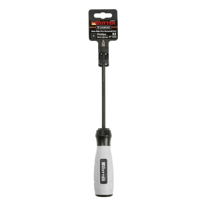 Отвертка Ritter Diamond HT20112150, с магнитом, сталь S2, 2К рукоятка, PH2 х 150 мм
Отвертка Ritter Diamond HT20112150, с магнитом, сталь S2, 2К рукоятка, PH2 х 150 мм