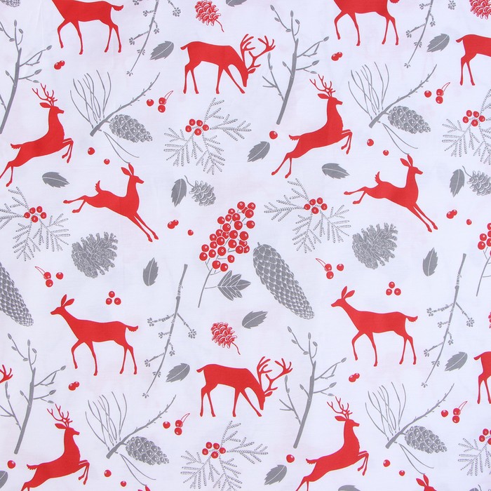 фото Постельное бельё lovelife дуэт «лапландия», 143х215см-2шт, 225х240см, 50х70см-2шт, 100%хлопок, сатин