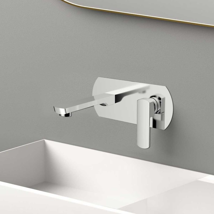 фото Смеситель для раковины vincea next vbfw-1n1ch, встраиваемый, излив 174 мм, хром