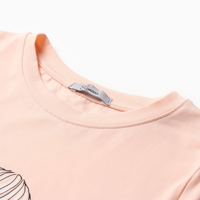 фото Лонгслив для девочки, цвет персик, рост 152 см luneva
