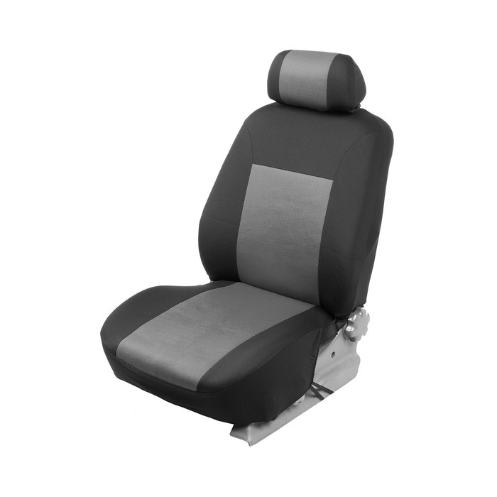 фото Чехлы на сиденья в автомобиль torso premium, 11 предметов, серый