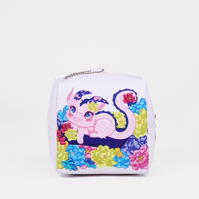 фото Косметичка на молнии, цвет розовый