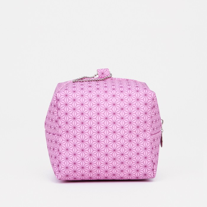 фото Косметичка на молнии, цвет розовый