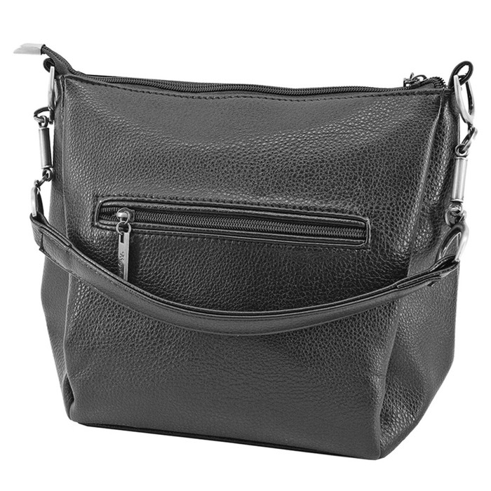 фото Сумка женская в2787-00110, цвет черный, искусственная кожа, 19х10х23 см bagsland