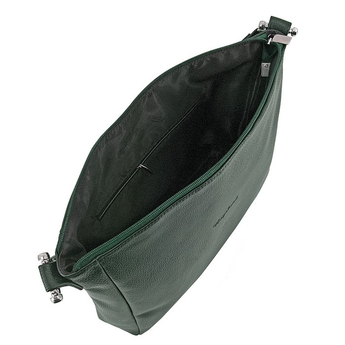 фото Сумка женская в2797-04110, цвет темно-зеленый, искусственная кожа, 33х8х31 см bagsland