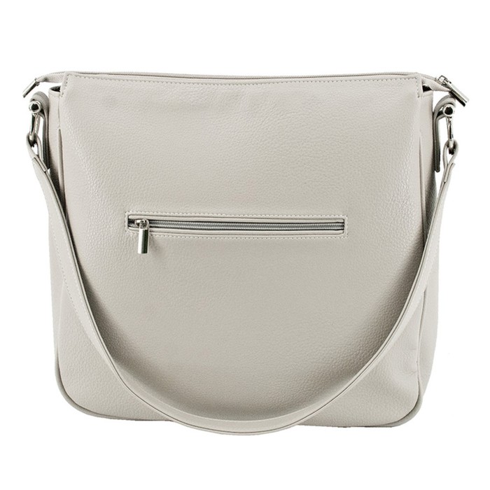 фото Сумка женская в2808-23111, цвет серый, искусственная кожа, 31х10х34 см bagsland