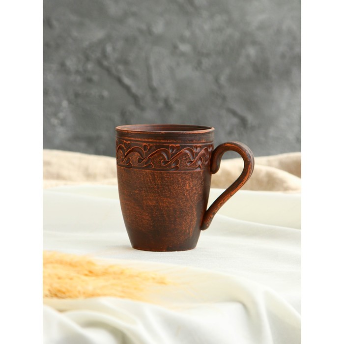 Чашка "Чайная", декор, 0.4 л, красная глина
Чашка "Чайная", декор, 0.4 л, красная глина