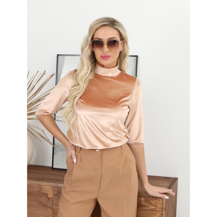 фото Водолазка женская, размер 46, цвет бежевый wisell