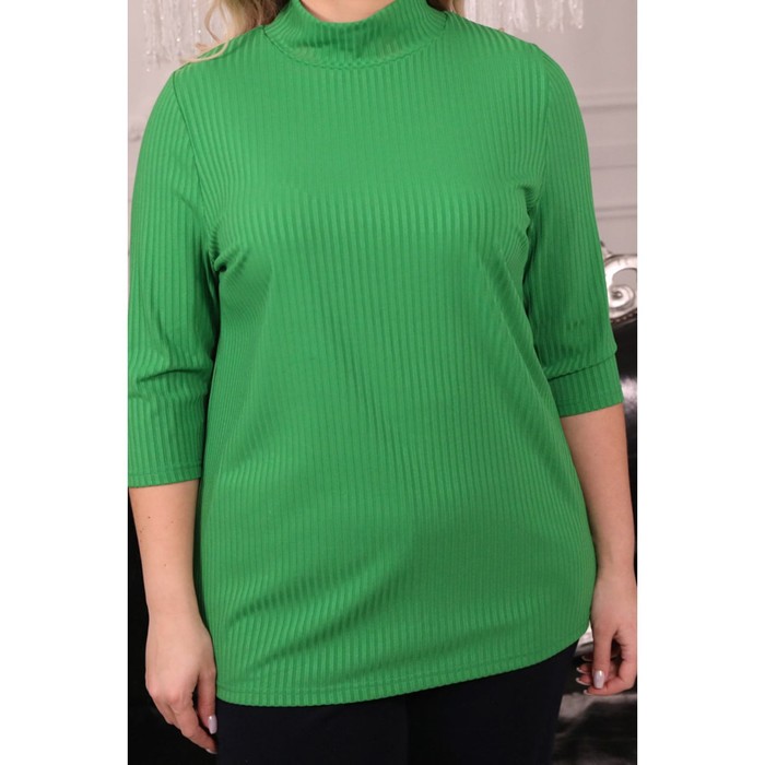 фото Водолазка женская, размер 54, цвет зелёный wisell