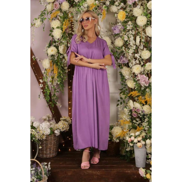 фото Платье женское, размер 46, цвет фиолетовый wisell