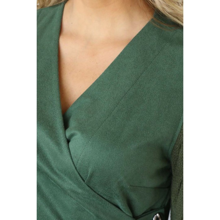 фото Платье женское, размер 58, цвет зелёный wisell