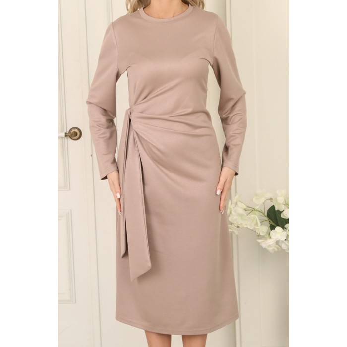 фото Платье женское, размер 48, цвет бежевый wisell