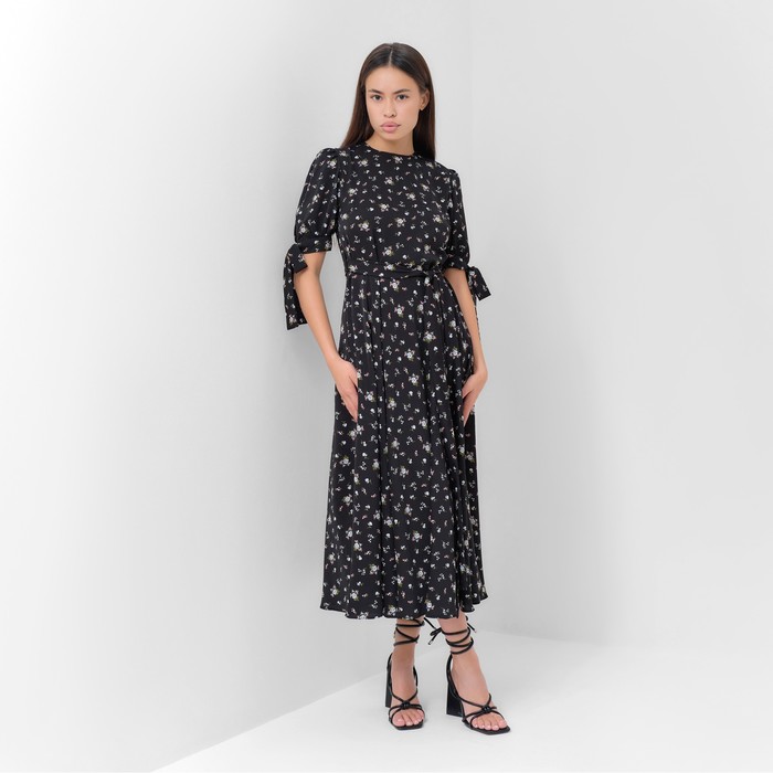 Платье женское MIST Flower миди, р.48, черный
Платье женское MIST Flower миди, р.48, черный