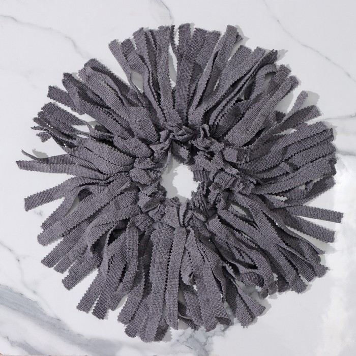 фото Насадка для швабры (наборы для уборки с центрифугой), кольцо 16 см, микрофибра, цвет серый