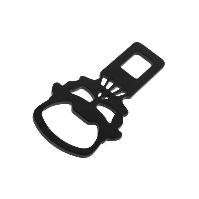 фото Заглушка замка ремня безопасности-открывашка "череп", металл