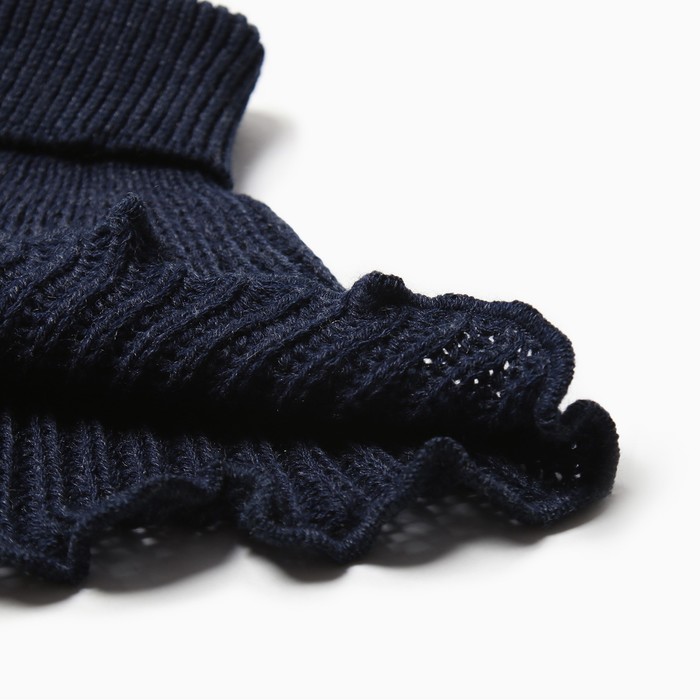 фото Манишка детская, цвет джинс, размер м (1,5-3 года) мегашапка