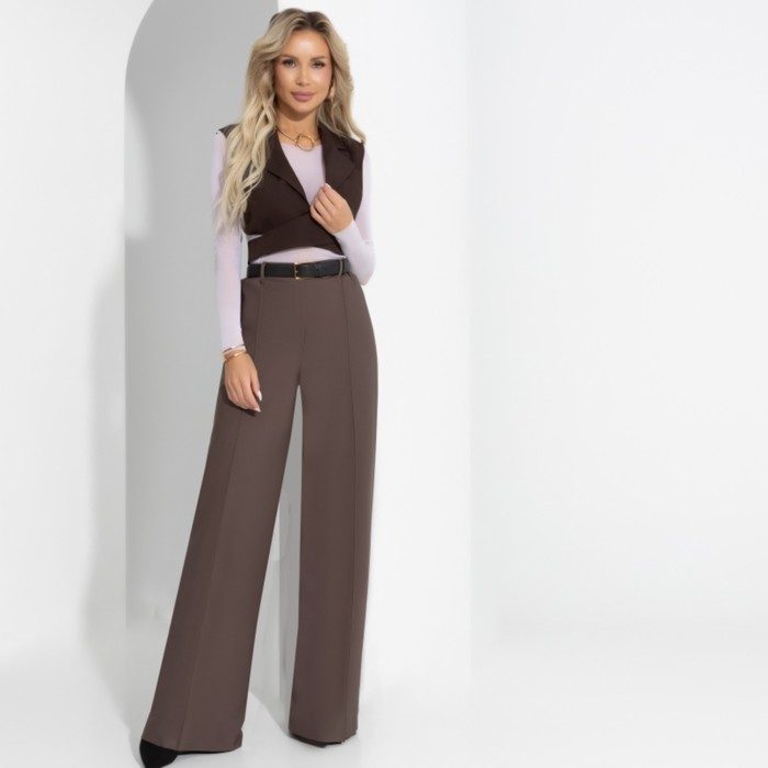 фото Жилет женский charutti «элегантная подача», размер 54 charuttimoda