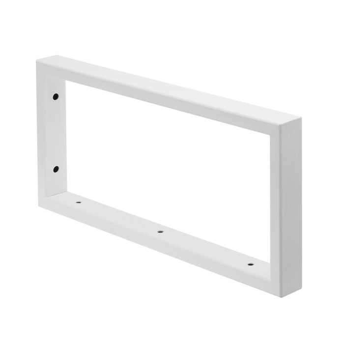 фото Набор кронштейнов для столешницы dq sonata под раковину, прямоугольные, белые