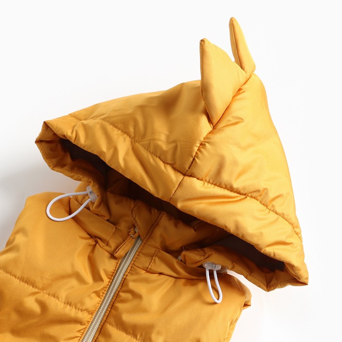 фото Жилет детский, цвет горчичный, рост 104 см моему малышу