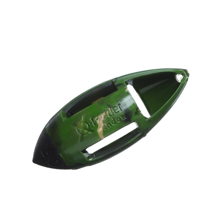 фото Груз-кормушка пластиковая x-feeder pl camo bullet window m, цвет камо, 80 г, 35 мл