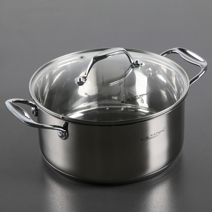 Кастрюля «Ника», 4,2 л, d=22 см, капсульное дно, стеклянная крышка
Кастрюля «Ника», 4,2 л, d=22 см, капсульное дно, стеклянная крышка