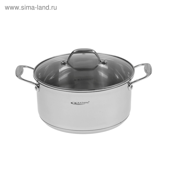 Кастрюля «Ника», 5,2 л, d=24 см, капсульное дно, стеклянная крышка
Кастрюля «Ника», 5,2 л, d=24 см, капсульное дно, стеклянная крышка