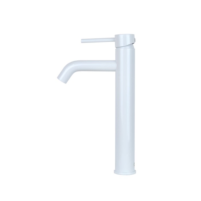 фото Смеситель для раковины bronze de luxe scandi 1452w, однорычажный, излив 134 мм, белый