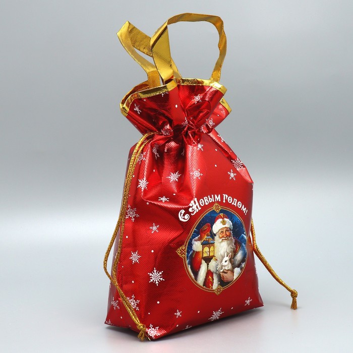 фото Пакет-мешок из нетканного материала «дедушка мороз», 25 × 32 см дарите счастье