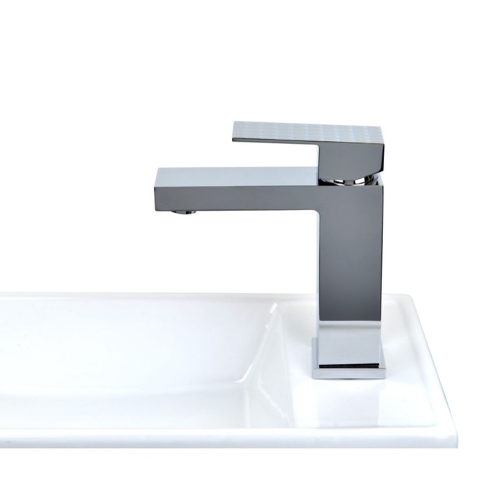 фото Смеситель для раковины bronze de luxe grani a980, однорычажный, излив 113 мм, латунь, хром 1004101