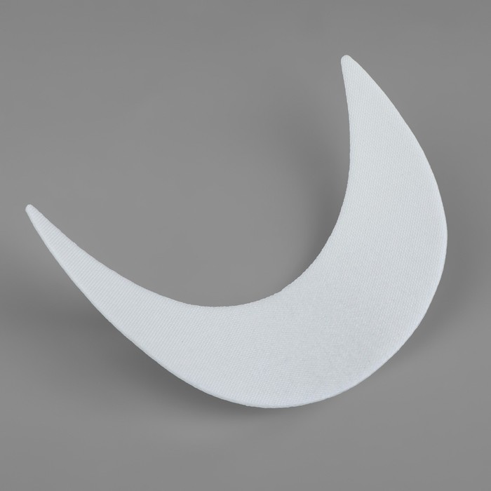 фото Козырёк для кепки, 5 × 17,5 × 5,5 см, цвет белый