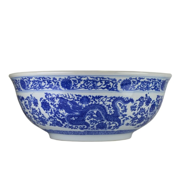 фото Раковина накладная bronze de luxe dragons 6050, 410х410х140 мм, без перелива, фаянс