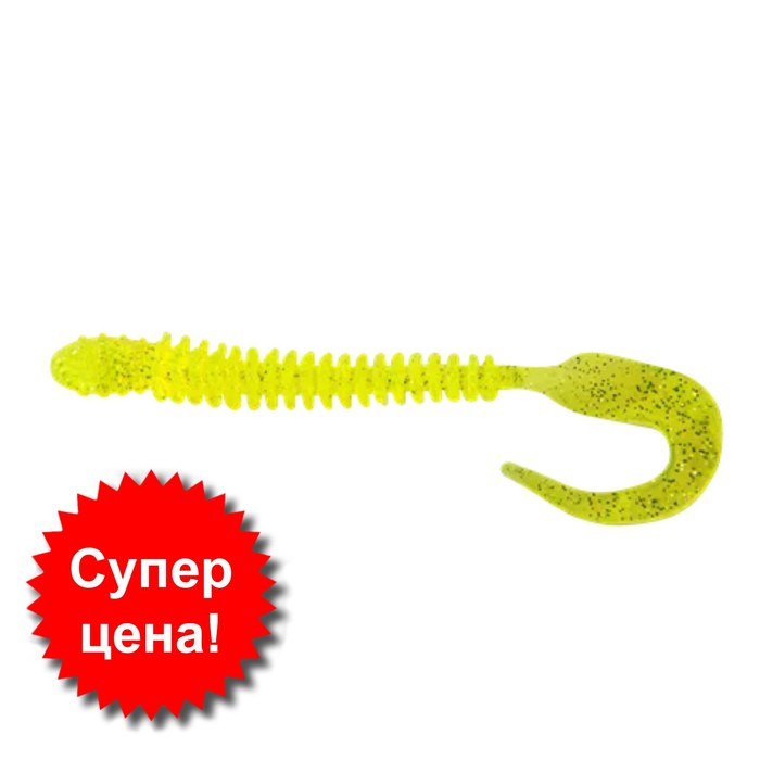 Приманка съедобная Allvega Monster Worm, 10 см, 3.3 г, 6 штук, цвет chartreuse
Приманка съедобная Allvega Monster Worm, 10 см, 3.3 г, 6 штук, цвет chartreuse