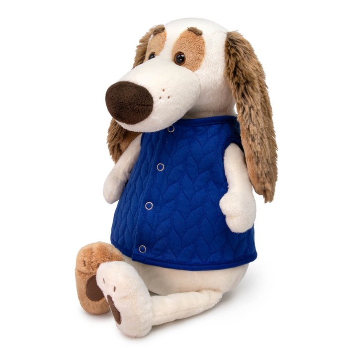 фото Мягкая игрушка «бартоломей в жилете с косами», 27 см басик и ко