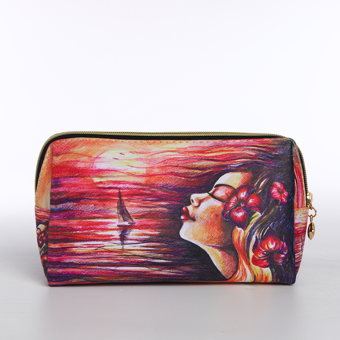 фото Косметичка на молнии, цвет разноцветный