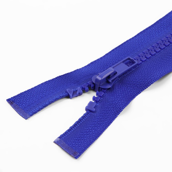 фото Молния разъёмная «трактор», №5, 2 бегунка, замки автомат, 90 см, цвет электрик