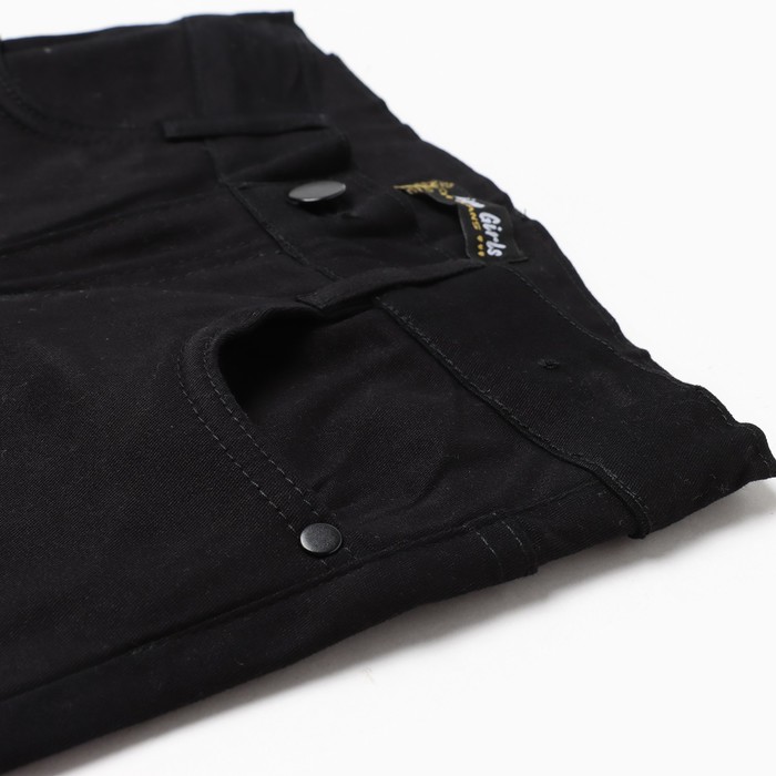 фото Джинсы для девочки, цвет чёрный, рост 140 см bebus