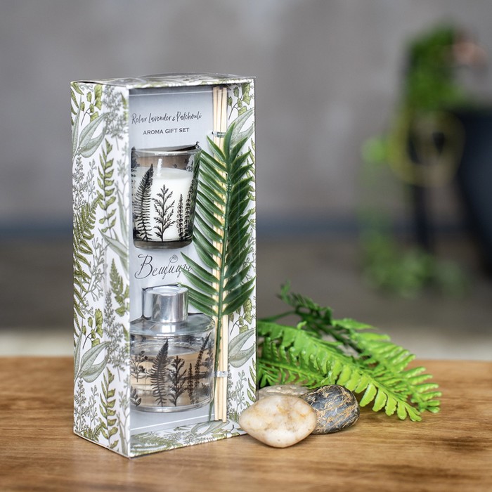 Арома сет «Вещицы» Relax lavender & Patchouli, аромадиффузор 80 мл, свеча, цвет белый
Арома сет «Вещицы» Relax lavender & Patchouli, аромадиффузор 80 мл, свеча, цвет белый