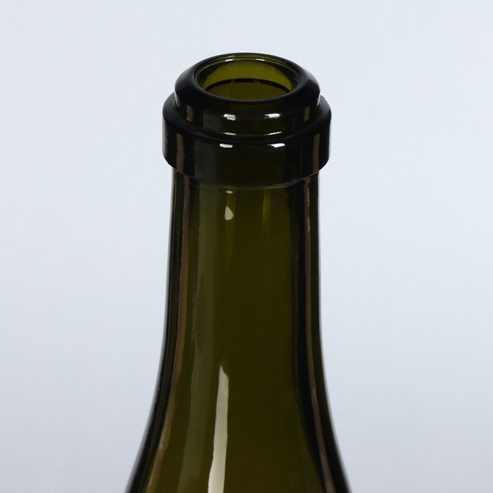 фото Бутылка «шампань-классик», стеклянная, 750 мл, цвет оливковый