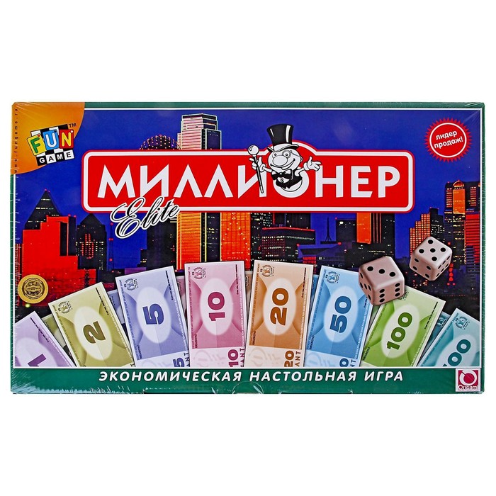 Настольная игра «Миллионер-элит», мягкая коробка
Настольная игра «Миллионер-элит», мягкая коробка