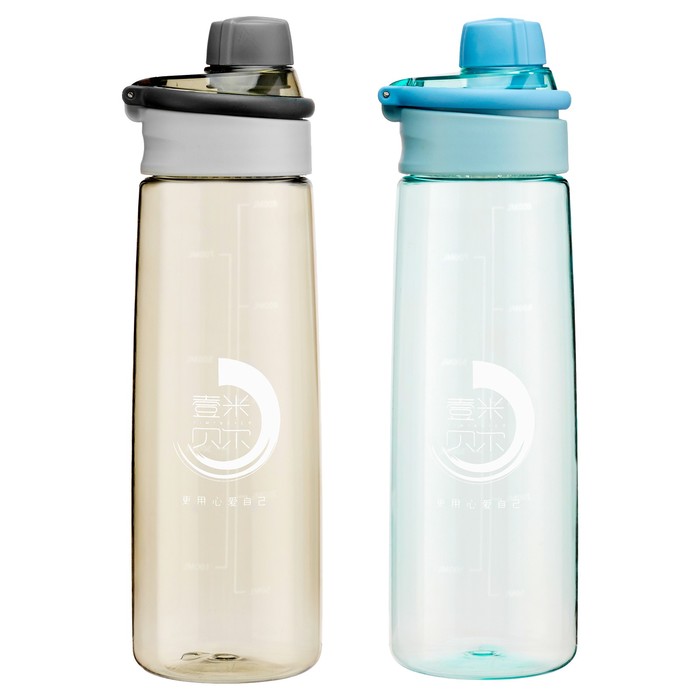 фото Бутылка для воды, 800 мл, микс