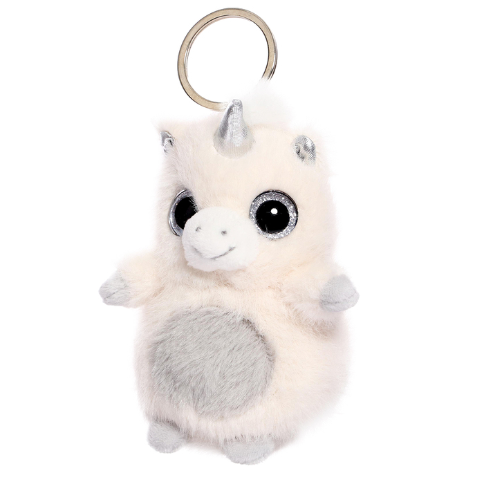 фото Мягкая игрушка «единорожка», 12 см, цвет серебрянный плюш ленд