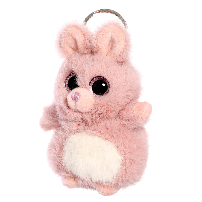 фото Мягкая игрушка «зайка», цвет розовый, 13 см плюш ленд