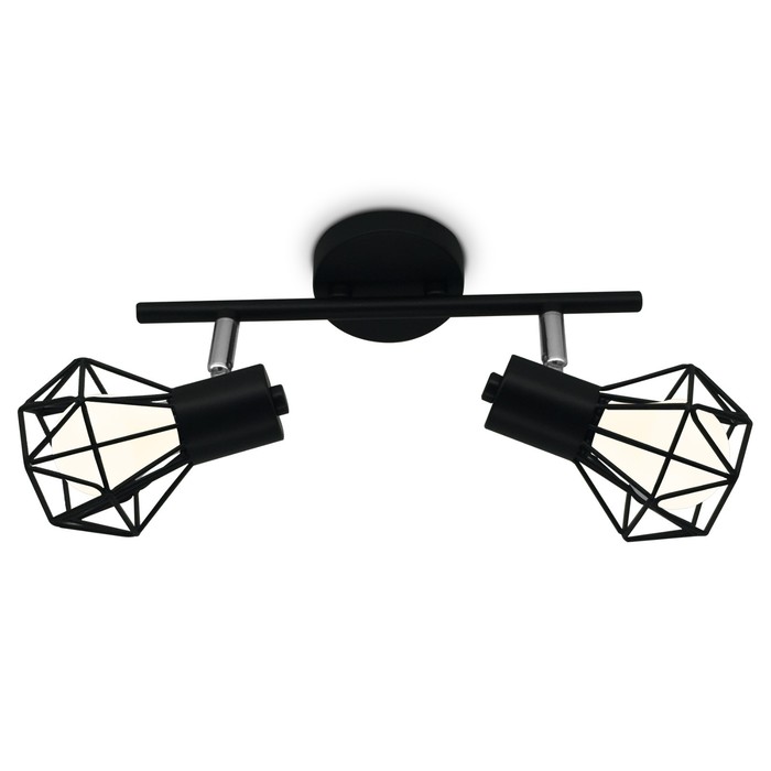 Спот настенно-потолочный в стиле лофт Ambrella light, Traditional, TR8621, 2хE27, цвет чёрный, хром
Спот настенно-потолочный в стиле лофт Ambrella light, Traditional, TR8621, 2хE27, цвет чёрный, хром