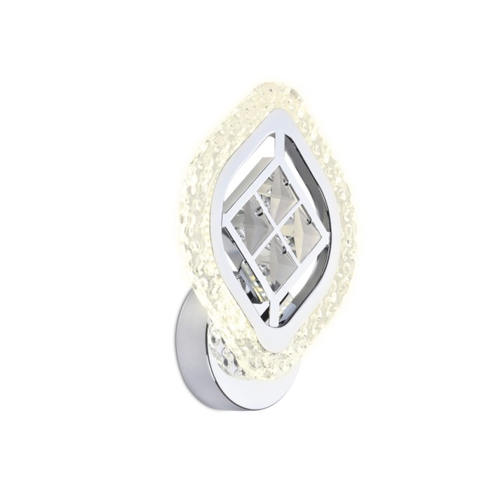 Светильник светодиодный настенный с хрусталём Ambrella light, Ice, FA279, LED, 12 Вт, 900Lum, 3000-6400К, цвет хром
Светильник светодиодный настенный с хрусталём Ambrella light, Ice, FA279, LED, 12 Вт, 900Lum, 3000-6400К, цвет хром