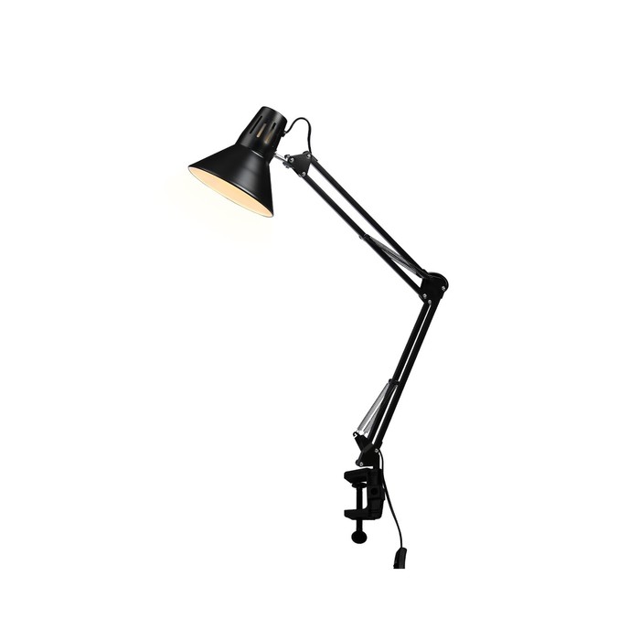 Настольная лампа со сменной лампой E27 на струбцине Ambrella light, Desk, DE7722, E27, цвет чёрный
Настольная лампа со сменной лампой E27 на струбцине Ambrella light, Desk, DE7722, E27, цвет чёрный